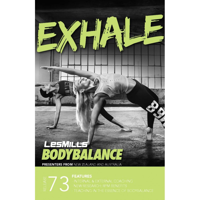 Les Mills BODYBALANCE 73 DVD, CD, Notes BODY BALANCE